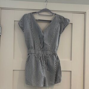 OndadeMar Monochrome Striped Romper